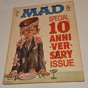 Mad Magazine July 1962 #72 Special 10th Anniversary Issue